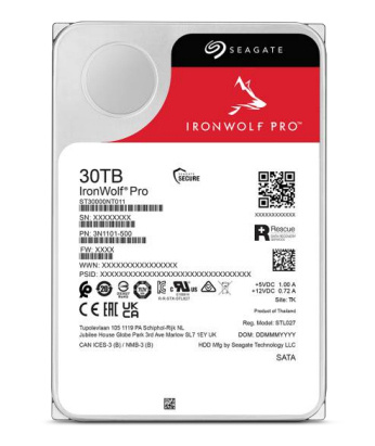 Seagate 30TB IronWolf Pro ST30000NT011 7200RPM 512MB