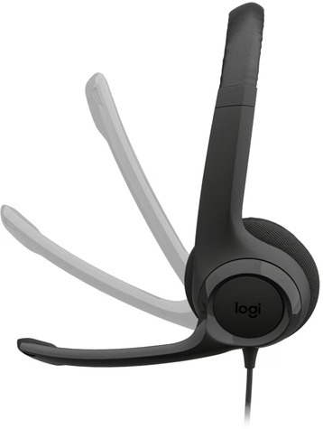 Logitech H390 USB-C Hdst-MIDNIGHT