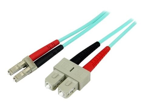 STARTECH 1m OM3 Multimode Fiber Cable LC/SC UPC