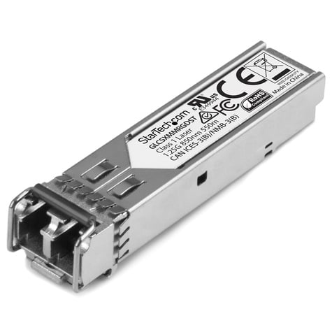 STARTECH STARTECH Cisco GLC-SX-MM-RGD compatibel SFP - Gigabit glasvezel 1000Base-SX SFP ontvanger module - MM LC - 550 m - 850nm - SFP (mini-GBIC)