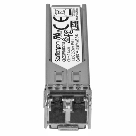 STARTECH Cisco GLC-SX-MM-RGD compatibel SFP - Gigabit glasvezel 1000Base-SX SFP ontvanger module - MM LC - 550 m - 850nm - SFP (mini-GBIC)
