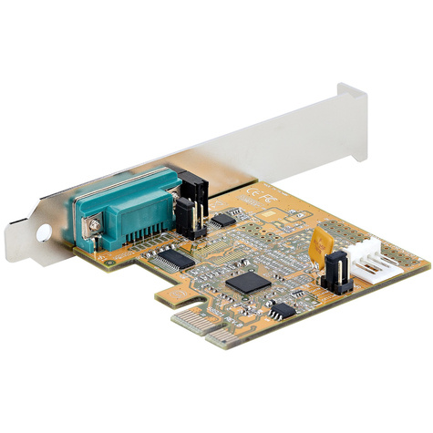 STARTECH PCI Express Serial Card, PCIe to RS232 (DB9) Serial Interface Card, PC Serial Card with 16C1050 UART, Standard or Low Profile Brackets