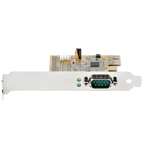 STARTECH PCI Express Serial Card, PCIe to RS232 (DB9) Serial Interface Card, PC Serial Card with 16C1050 UART, Standard or Low Profile Brackets