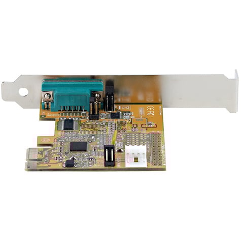 STARTECH PCI Express Serial Card, PCIe to RS232 (DB9) Serial Interface Card, PC Serial Card with 16C1050 UART, Standard or Low Profile Brackets