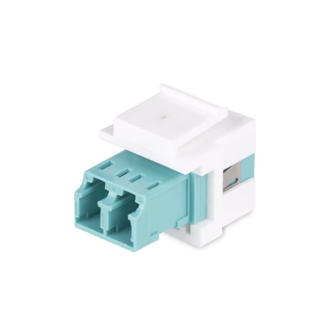 STARTECH LC to LC Coupler, LC Fiber Coupler, LC/UPC Keystone Jack, Fiber Optic LC Keystone Coupler for Patch Panel - LC to LC Duplex (DMFKSLCLCCOUPLER)