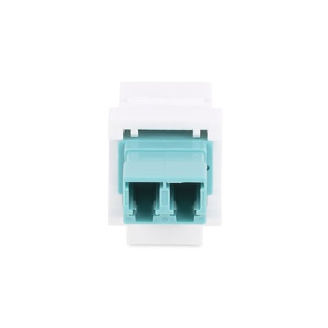 STARTECH LC to LC Coupler, LC Fiber Coupler, LC/UPC Keystone Jack, Fiber Optic LC Keystone Coupler for Patch Panel - LC to LC Duplex (DMFKSLCLCCOUPLER)