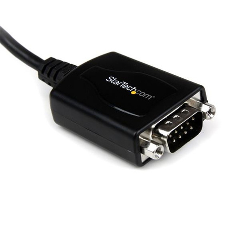 STARTECH Professionele USB naar 1 Seriële Poort Adapterkabel met COM-behoud - Seriële adapter - USB - RS-232 - zwart