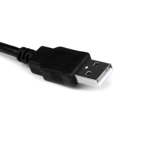 STARTECH Professionele USB naar 1 Seriële Poort Adapterkabel met COM-behoud - Seriële adapter - USB - RS-232 - zwart