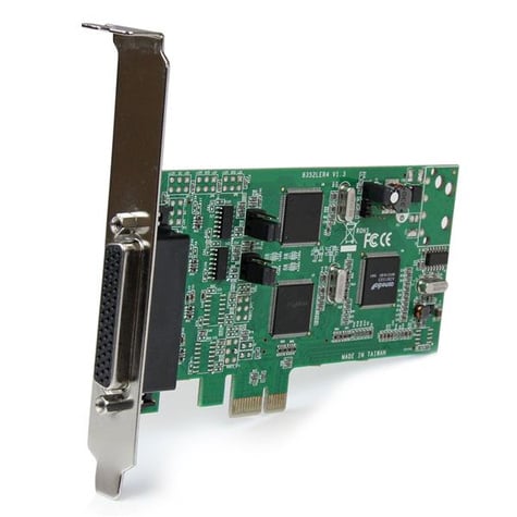 STARTECH PCI Express PCIe seriële combokaart met 4 poorten - 2 x RS232 2 x RS422 / RS485 - Seriële adapter - PCIe - RS-232, RS-422, RS-485