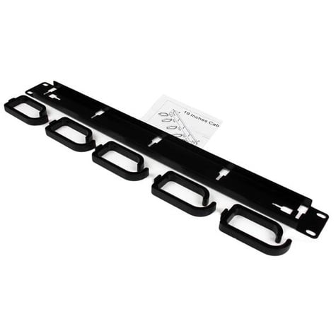 STARTECH Server Rack Cable Management - 1U -19" Metal Rackmount Panel - Kabelbeheerkit voor rack - 1U - 19"