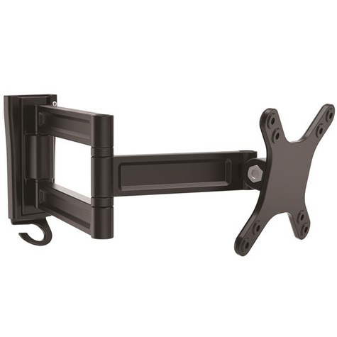 STARTECH Muurbeugel - dubbel scharnierende  monitor arm - voor VESA schermen of platte tv tot 27" (15 kg)