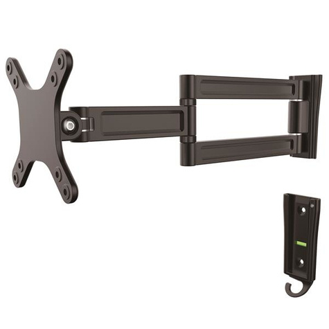 STARTECH Muurbeugel - dubbel scharnierende  monitor arm - voor VESA schermen of platte tv tot 27" (15 kg)