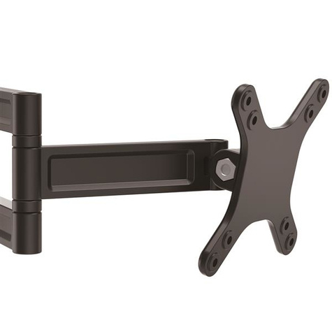 STARTECH Muurbeugel - dubbel scharnierende  monitor arm - voor VESA schermen of platte tv tot 27" (15 kg)