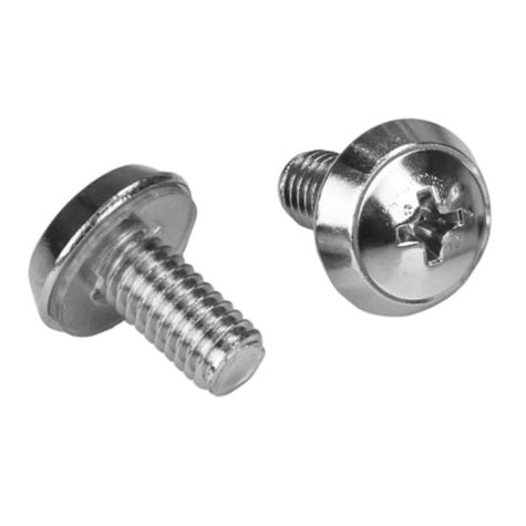 STARTECH Screws and Cage Nuts M6 Rack - 20 Pack