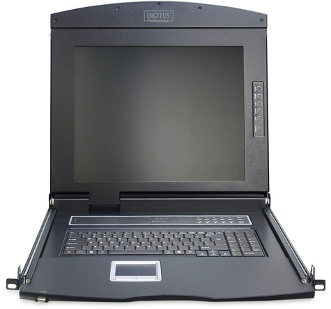 DIGITUS Modular KVM Console DS-72210-1GE - 43.2 cm (17") - 1280 x 1024 SXGA