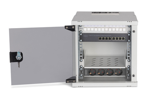 DIGITUS DN-49100-SET rack 6U Wandrek Grijs