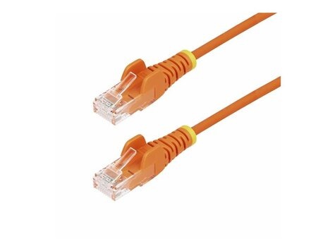 STARTECH 2m Orange Slim CAT6 Ethernet Cable