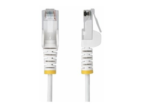 STARTECH 25cm White Slim CAT6 Ethernet Cable