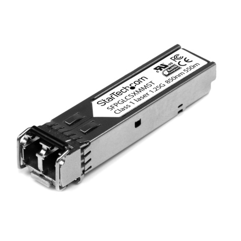 STARTECH Cisco-compatibele gigabit glasvezel SFP-zendontvangermodule MM LC - 550 m (Mini-GBIC) - SFP (mini-GBIC)