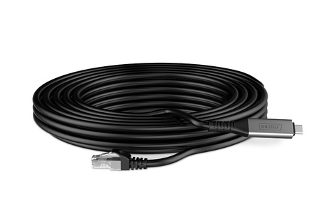 DIGITUS CAT 6A S/FTP Cable - USB-C to RJ45 - 1 Gbit/s - 5m - USB 3.2 Gen1 - LSZH Jacket