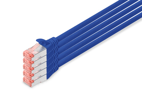 DIGITUS DIGITUS Professional patch cable - 10 m - blauw