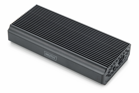 DIGITUS DIGITUS USB-behuizing voor harde schijf, extern, NVMe 40 Gbps, USB 4.0, aluminium, gereedschap