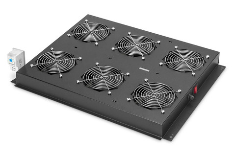 DIGITUS Professional Unique DN-19 FAN-6-SRV-B rack fan tray