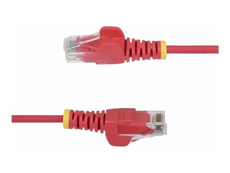 STARTECH 25cm Red Slim CAT6 Ethernet Cable