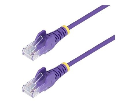 STARTECH STARTECH 25cm Purple Slim CAT6 Ethernet Cable