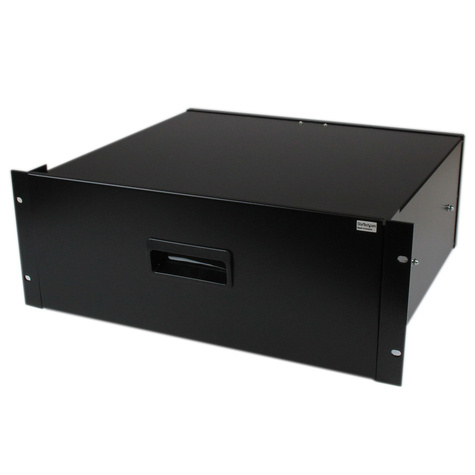 STARTECH Opberglade voor 19 inch Serverracks Serverkasten Zwart Staal - Rekopslaglade - 4U