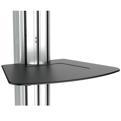 STARTECH TV standaard - mobiel - AV trolley - voor 32" tot 75" tv - hoogteverstelbaar - vergader TV meubel op wielen