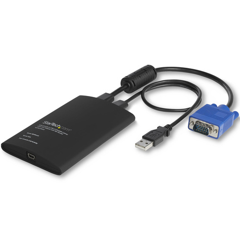 STARTECH KVM console naar laptop USB 2.0 draagbare Crash cart adapter met bestandsoverdracht  video-opname