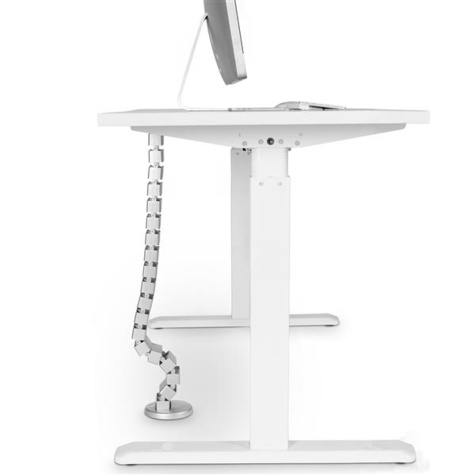 STARTECH Kabel management - verstelbaar  flexibele kabelslang - kabelmanager met vier kabelgeleiders en verzwaarde voet