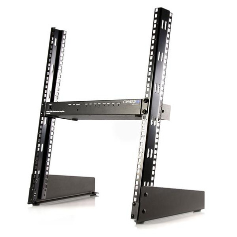 STARTECH 12U 19 inch Desktop Open Frame 2 Post Rack - Rack open frame - zwart - 12U - 19"
