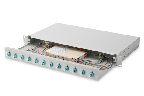 DIGITUS Professional DN-96331/3 - fiber-optic splice box - 1U - 19"