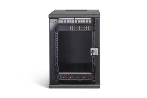 DIGITUS Netzwerk-Set 254 mm (10") - 9HE, 315x300 mm (BxT) sw