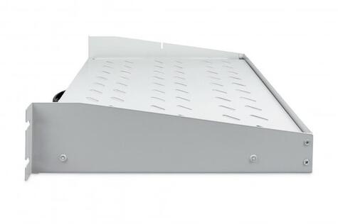 DIGITUS Uittrekbaar legbord voor vaste inbouw aan de voorste 483 mm (19“) profielrails