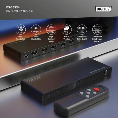 DIGITUS Switch Digitus HDMI 8K