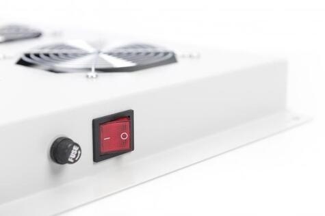 DIGITUS Dakventilatoreenheid voor Unique & Unique Light netwerkbehuizingen en Unique Server-N serverbehuizingen