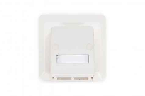 DIGITUS FTTH glasvezel inbouw wandcontactdoos, voor SC/LC adapter