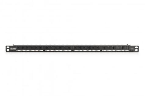 DIGITUS DN-91624U-SL-SH - patch panel - 0.5U - 19"