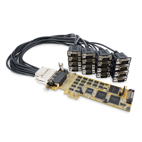STARTECH Scheda seriale 16 porte DB9 RS232 - PCIe