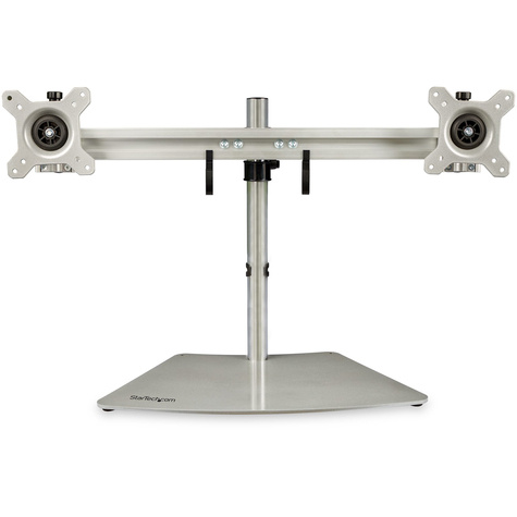 STARTECH Dual Monitor Stand, Ergonomische Monitorstandaard voor twee VESA Schermen tot 24" (8kg)