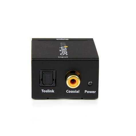 STARTECH SPDIF digitale coaxiale of Toslink optisch-naar-stereo RCA audioconverter - Coaxiale/optische digitale audioconverter
