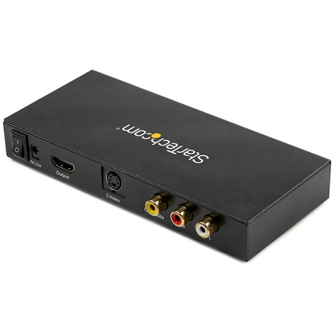 STARTECH S-Video of composiet naar HDMI omvormer met audio - 720p - NTSC  PAL analoog naar HDMI converter Mac  Windows (VID2HDCON2)