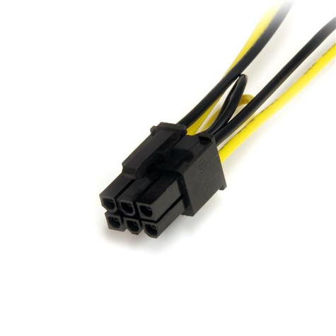 STARTECH 15cm SATA Voeding naar 6-pins PCI Express Videokaart Voeding Verloopkabel - Voedingskabel