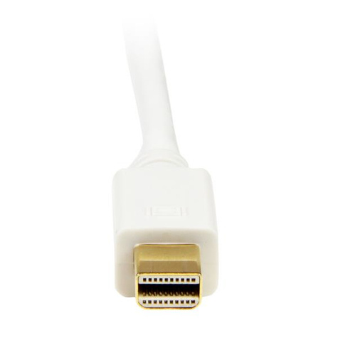 STARTECH 1,8 m lange Mini DisplayPort-naar-DVI-adapterconverterkabel ? Mini DP-naar-DVI 1920x1200 - wit