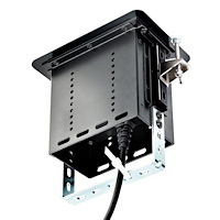 STARTECH Single-Module Conference Table Connectivity Box-Customizable - Bevestigingsplaat - zwart