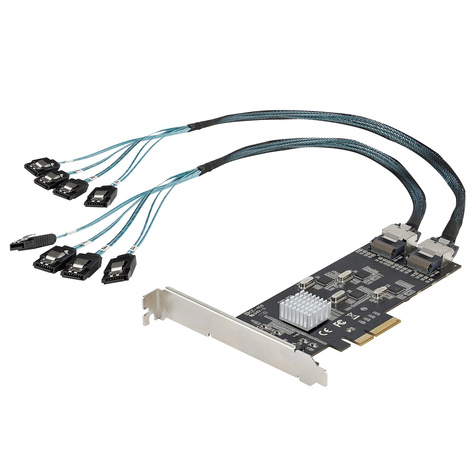 STARTECH 8 Port SATA 6Gbps PCIe Controller Card