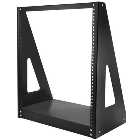 STARTECH Heavy duty rack met twee stijlen - Stevig open-frame serverkast - 12U - Rack open frame - 2 stijlen - 12U - 19"